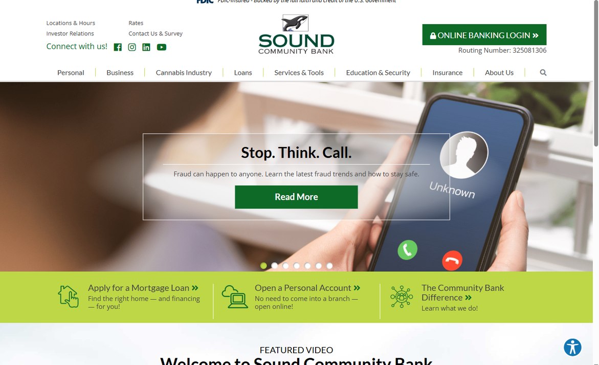 Sound Community Bank – soundcb.com